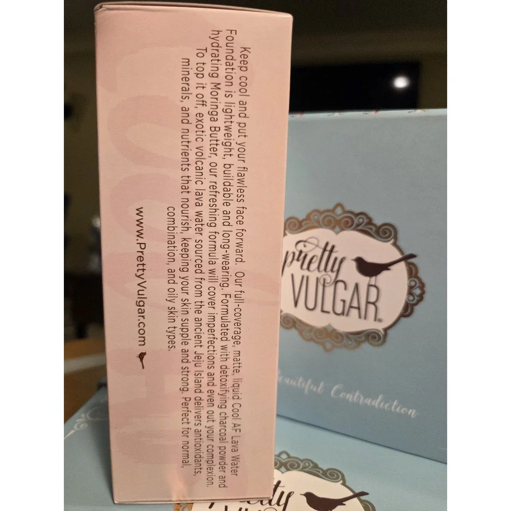 PRETTY VULGAR Cool AF Lava Water Foundation 02 The Naked Truth 1.18oz / 35mL